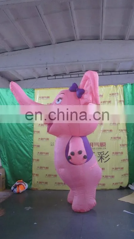 new style popular cute inflatable elephant costume for decoration