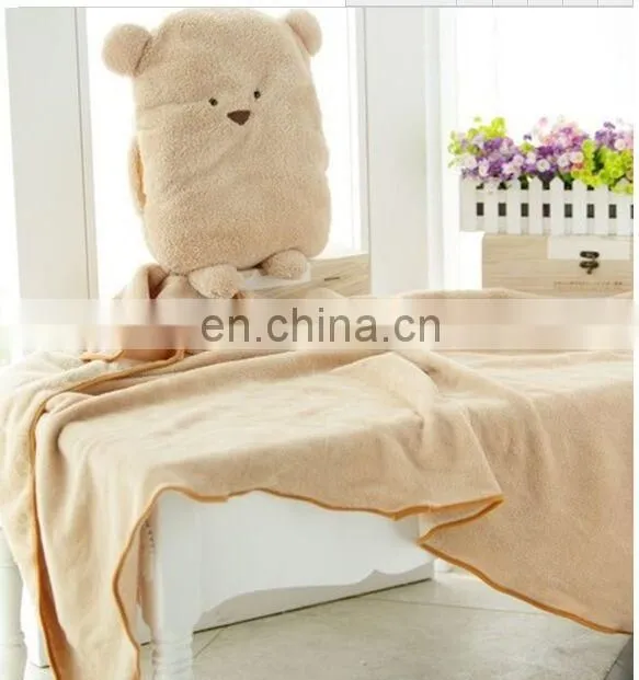 plush air conditioning quilts with warmer bear