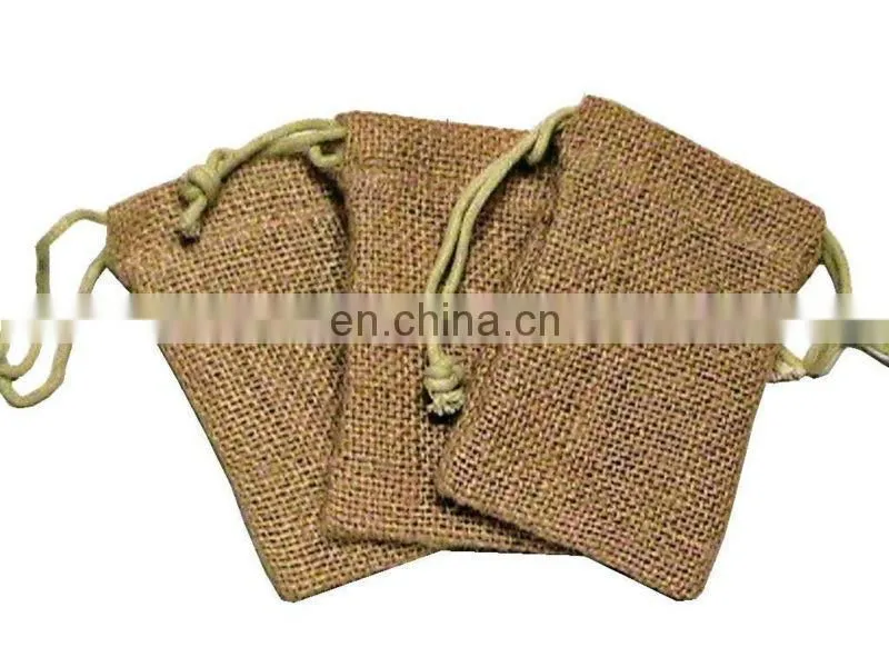 customized hemp drawstring bag jewellery drawstring pouch