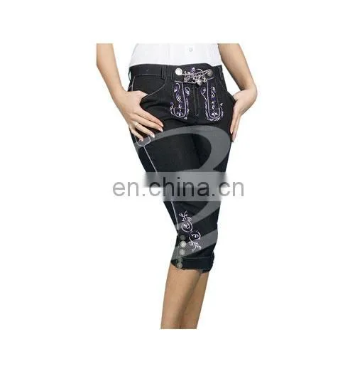 Damen Lederhosen,Bavarian Kurze Lederhosen,Bavarian Lederhsoen, Herren Kniebundhosen