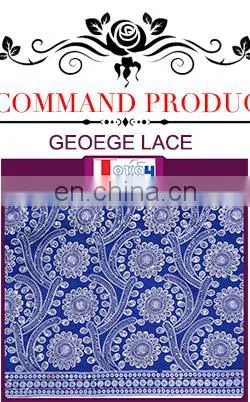 2015 latest embroidered silk organza fabric