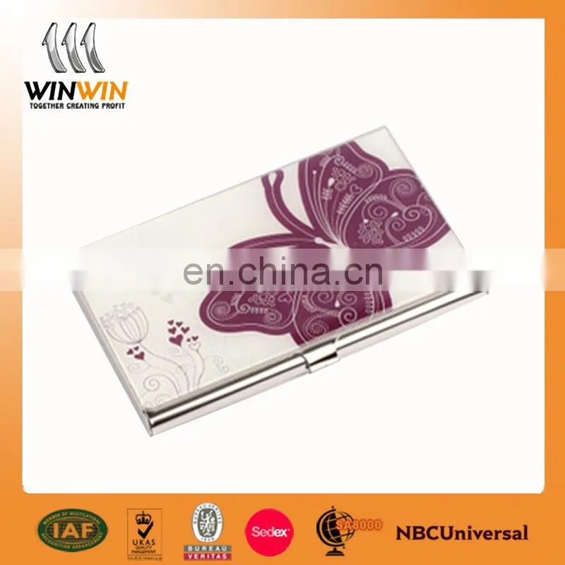 2017 Promotional Custom Metal Name Card Holder With High Quality