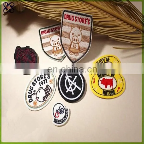 embroidery patch soccer logo backing glue
