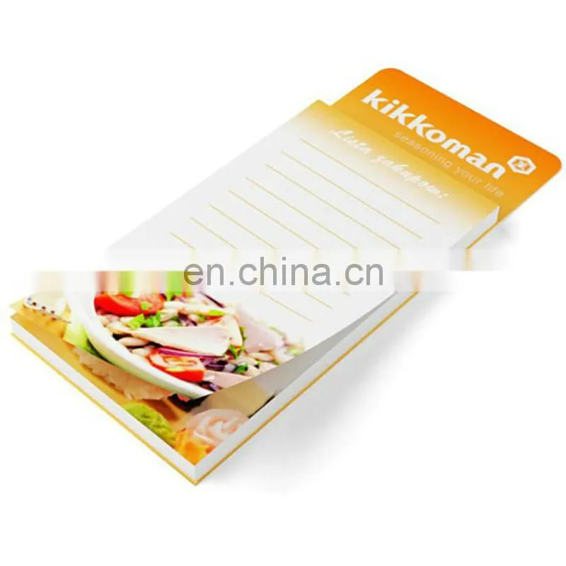 oem design good promotional gift fridge magnet note pad
