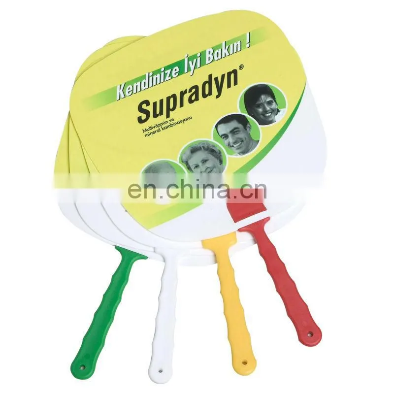 branding ad brands custom making transparent plastic fan