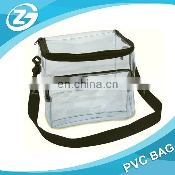 Clear Cosmetic PVC Bag with Shoulder Strap
