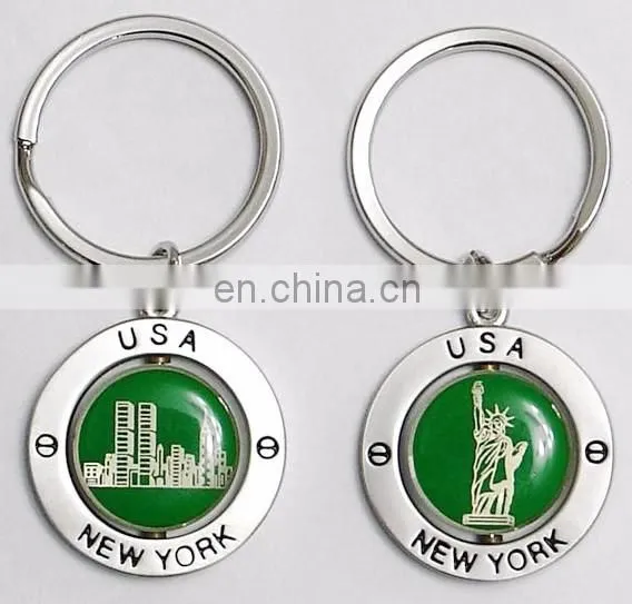 custom blank keychain silver