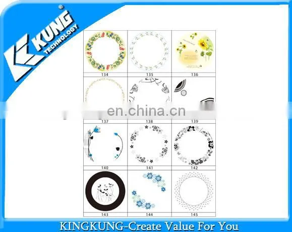 High quality printed foil paper for melamine tableware products