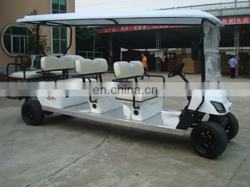 Electric 8 passenger golf cart for sale | Sightseeing car | for Southeastern Asia market