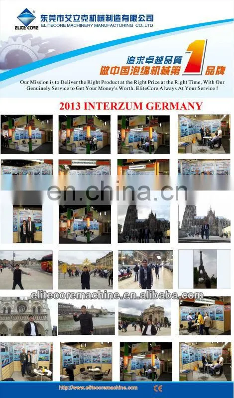 ECMT-146 Automatic Horizontal Foam Cutting Machine (Multicutter Type) 2015 News Product