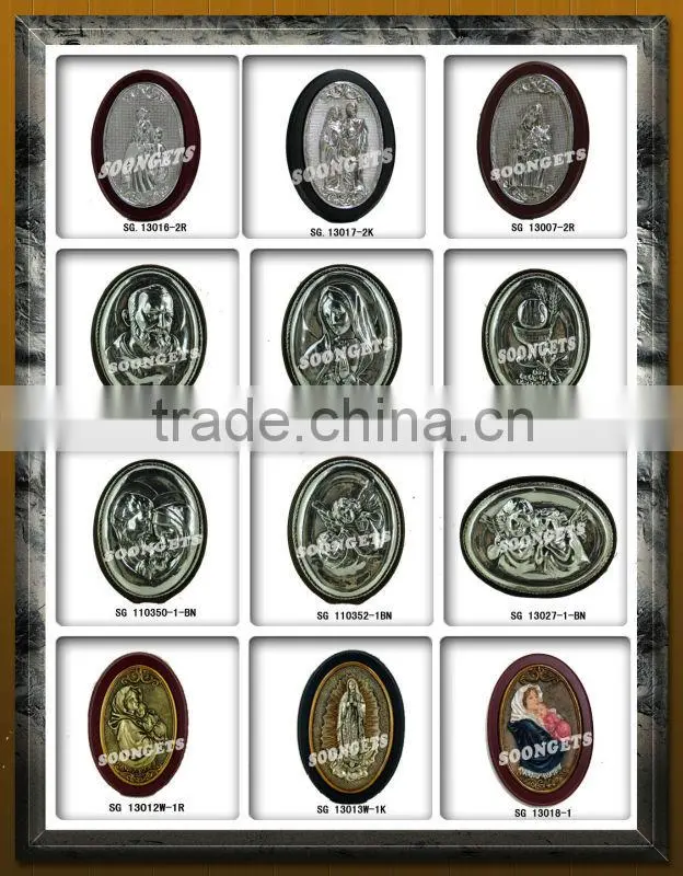 SG-13003-2K Religious Polyresin and Electroplating frame icons