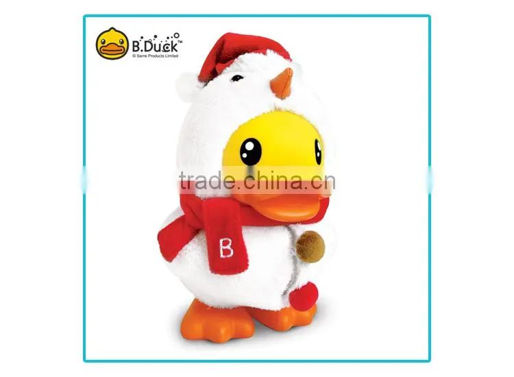 B.Duck popular plastic pvc material money box for christmas gifts
