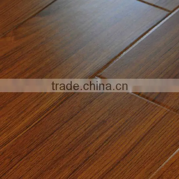 High glossy laminated wood flooring