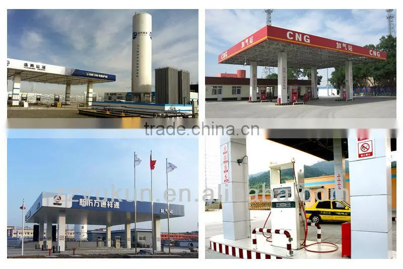 ZHENGZHOU YUKUN M-5 model natural gas/gaz CNG primary refueling filling station