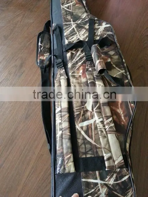 camo gun bag with sponge inside