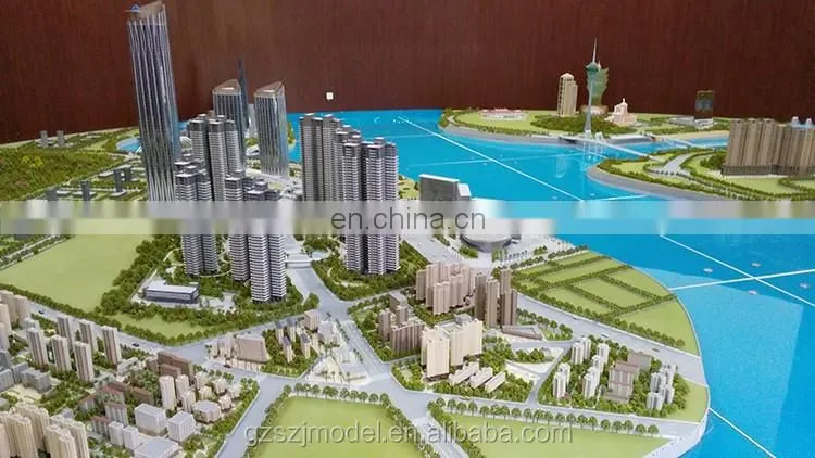 Scale architecture model for hongkong real estate commercial project