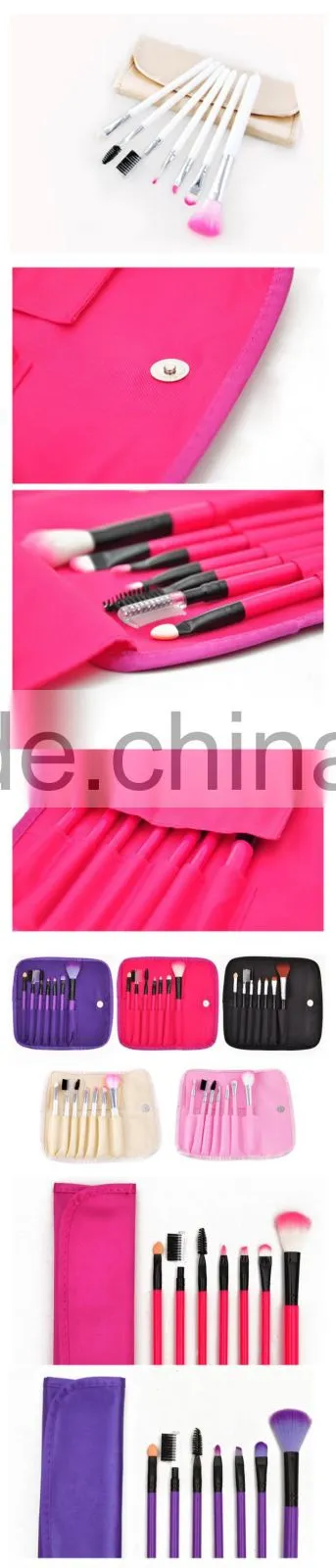 new design High quality makeup brush with animal hair makeup brush set