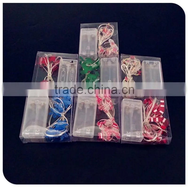 battery operated copper wire with snowman mini led christmas lights