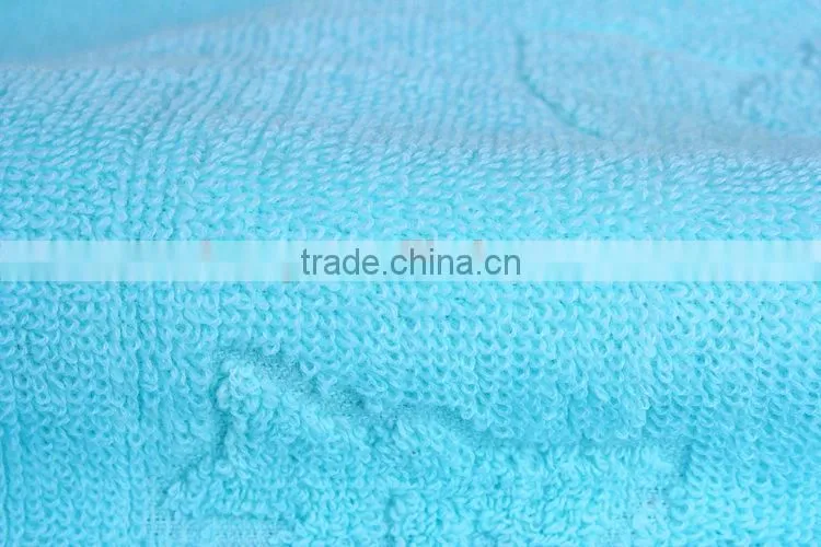 Comfortable luxury customized reactive printing bowknot 100% cotton bath towel