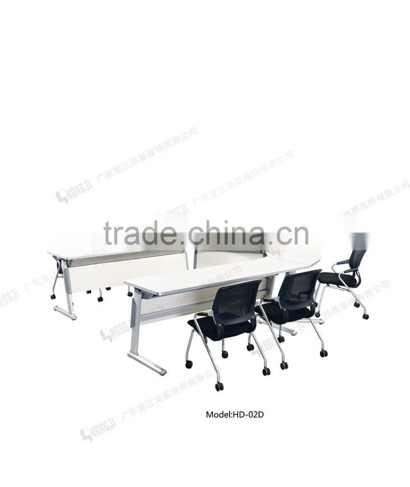 folding conference desk for commercial use S shape desk office desk
