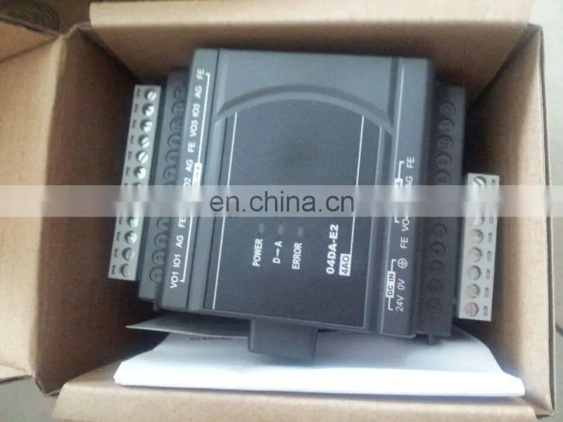 Delta PLC DVP04DA-E2 Power Input 24Vdc 4W I/O Range 4AO High Quality Genuine