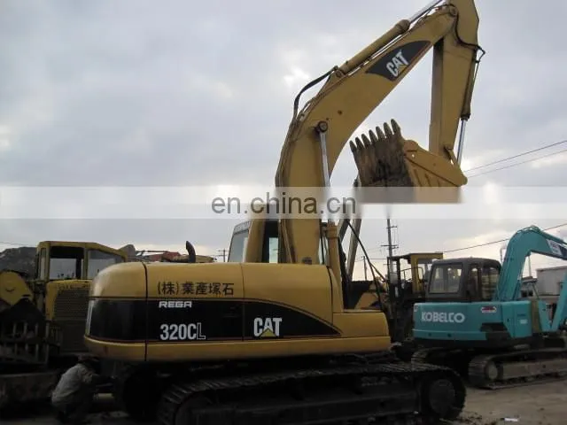 Caterpillar 320CL excavator loading service, original caterpillar 320c crawler excavator send to port