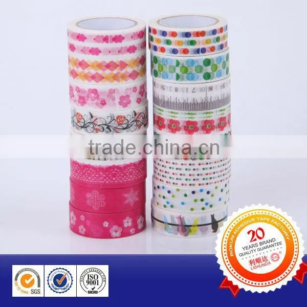 decoration tape made from Wash paper tape