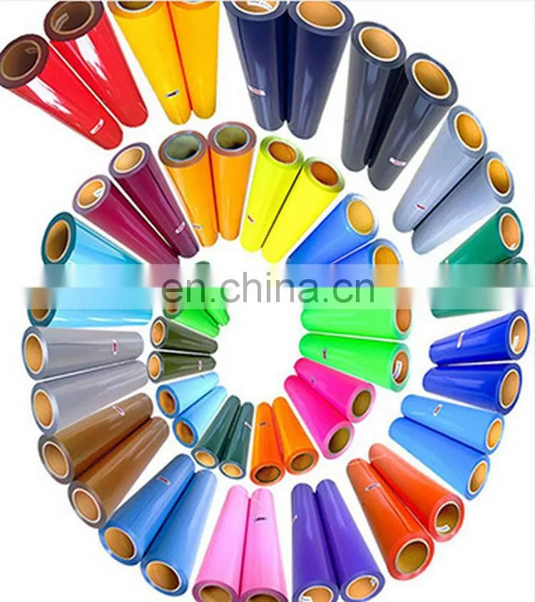 Hot Sale wholesale rolls textile fabric PVC heat transfer vinyl for t shirts