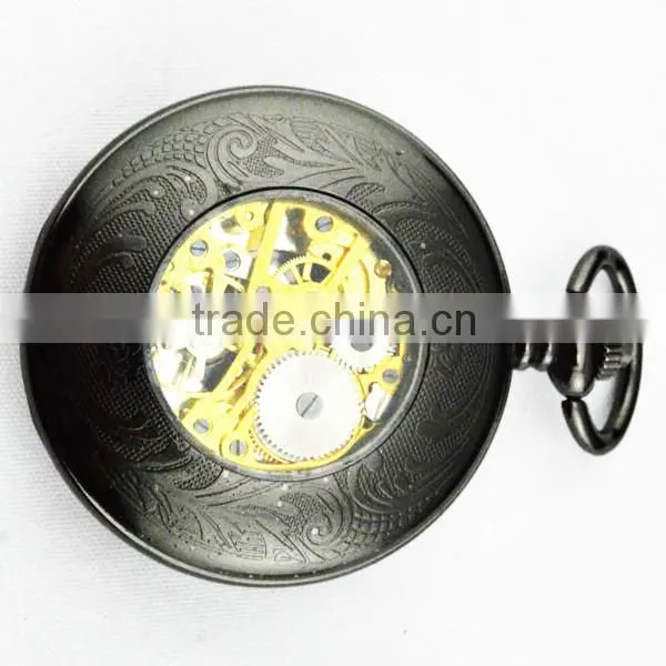 mechanical pocket watch skeleton automatic mechanical watch
