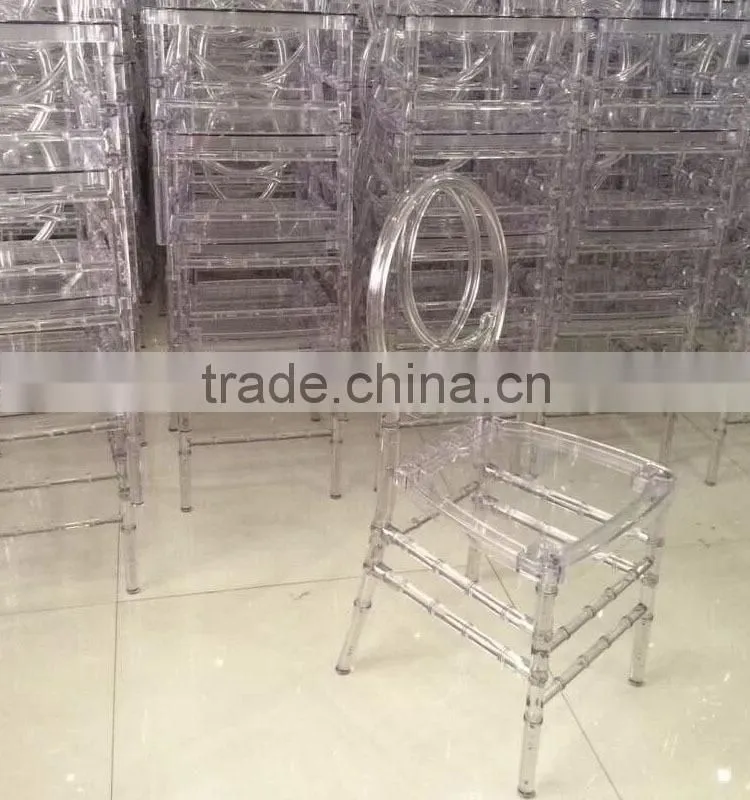 Manufacturer Supply Clear Resin Phoenix Wedding Chair