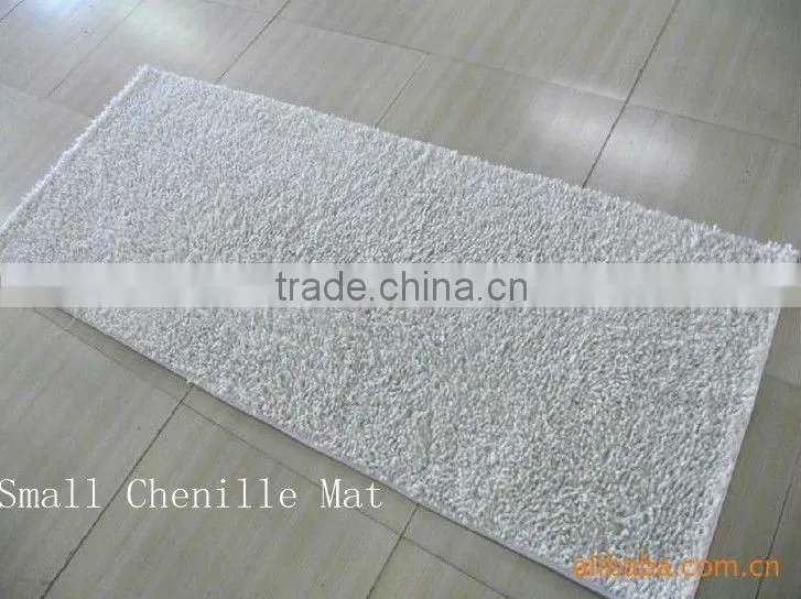 Small Chenille Mat microfiber mat soft strong absorbent with coated