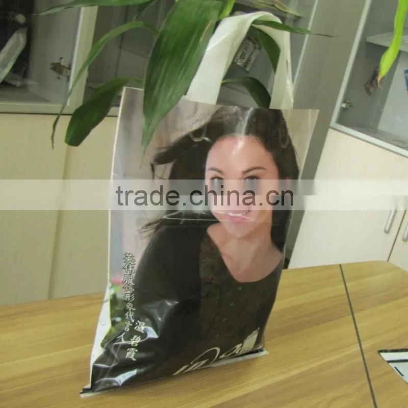 Hand Length Handle Sealing & Handle Apparel Industrial Use clothing bag coloured frosted