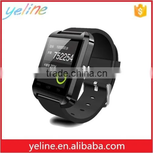 Hot for u8 mobile sport bluetooth smart watch with watch box, women watches for u8
