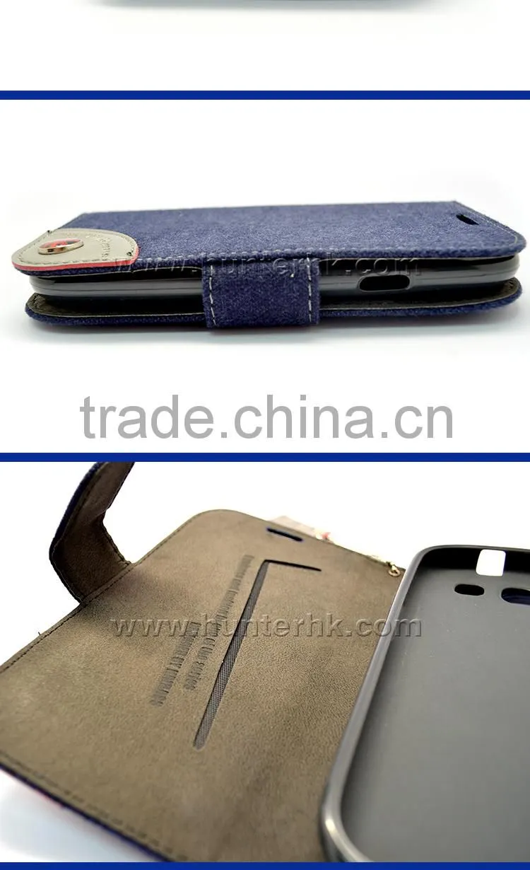 Leather Cell Phone Case For Galaxy S3 Wallet Case