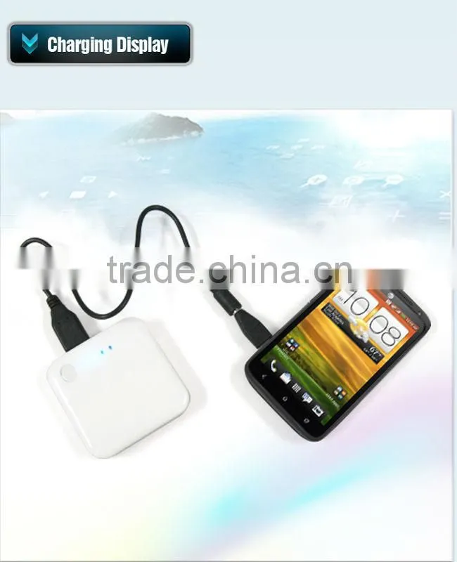Square Keychain 5v 1800mAh shenzhen power bank with CE&RoHs for smartphones ,MP004