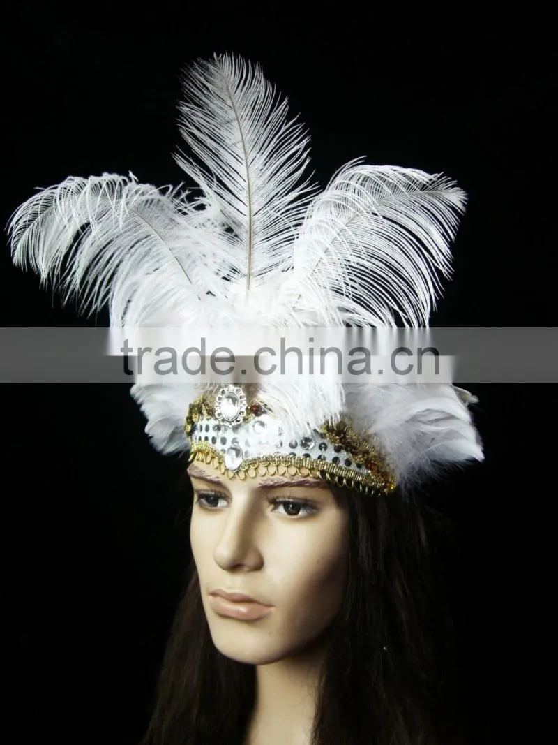 custom party headwear in 2016 feather headdress and the wholesale headdress indian