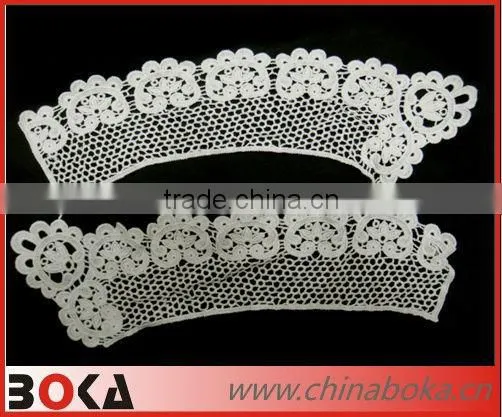 Fashion v-shape garment collar with chains