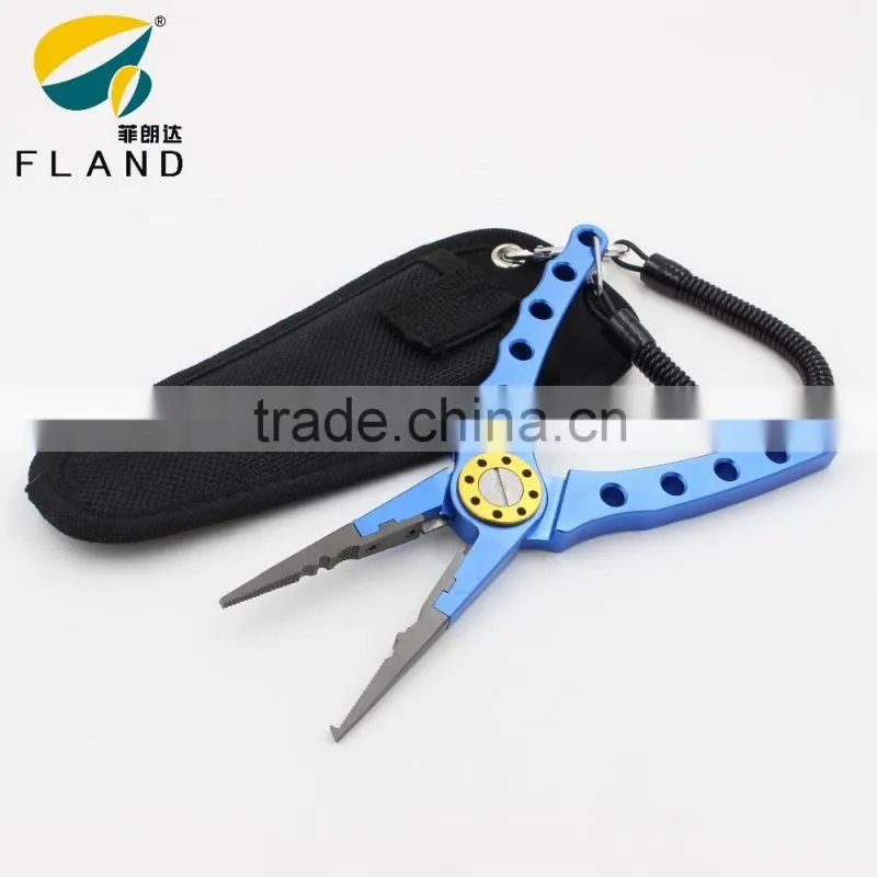 Alloy handle portable aluminum multi-purpose fishing pliers