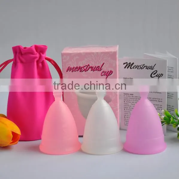 2016 Silicone period cup copa menstruation