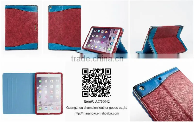 Factory Manufacturer flip leather case for ipad