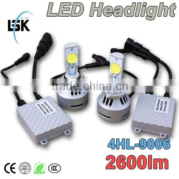 Hot!!! Brightness 35w 9006 car led headlight conversion kit 2 years warranty