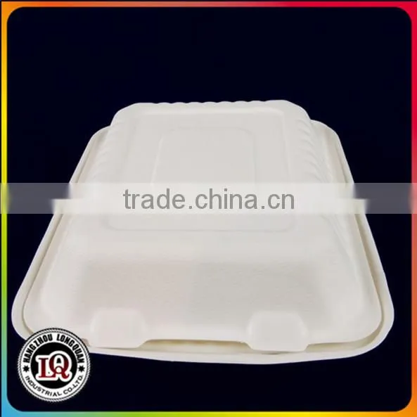 Biodegrandable Eco-friendly Sugarcane Bagasse Clamshell