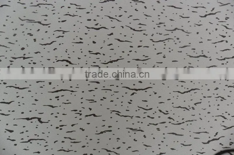 Red back pvc gypsum board ceiling