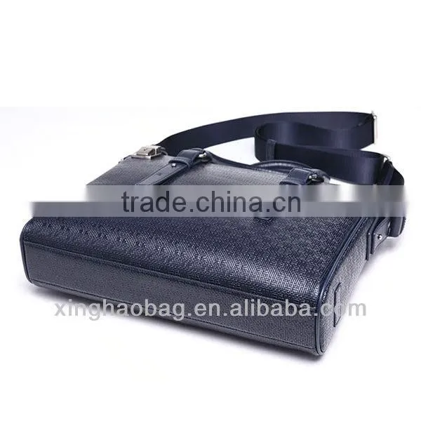 New brand braided briefcase 100% leather woven briefcase
