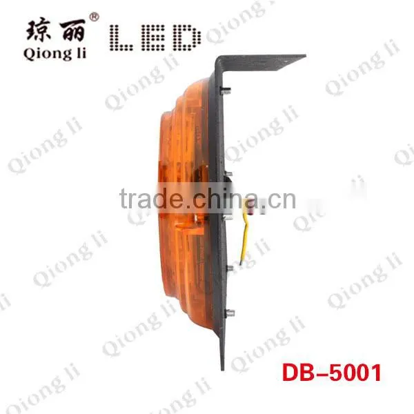 100 LEDs round combination with iron plate truck led tail light