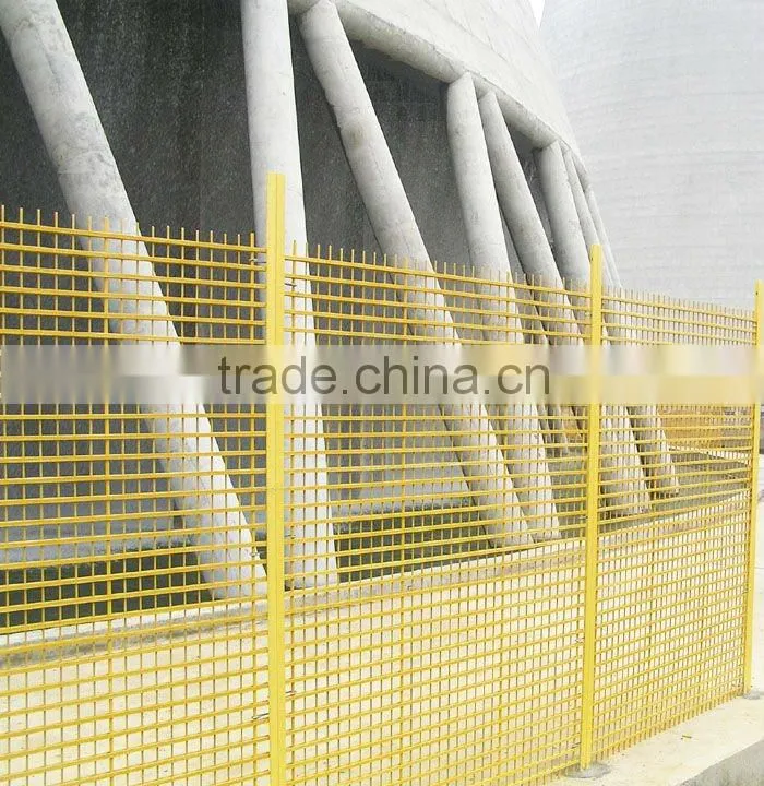 never rusty fiberglass fence, no need painting, low maintain cost
