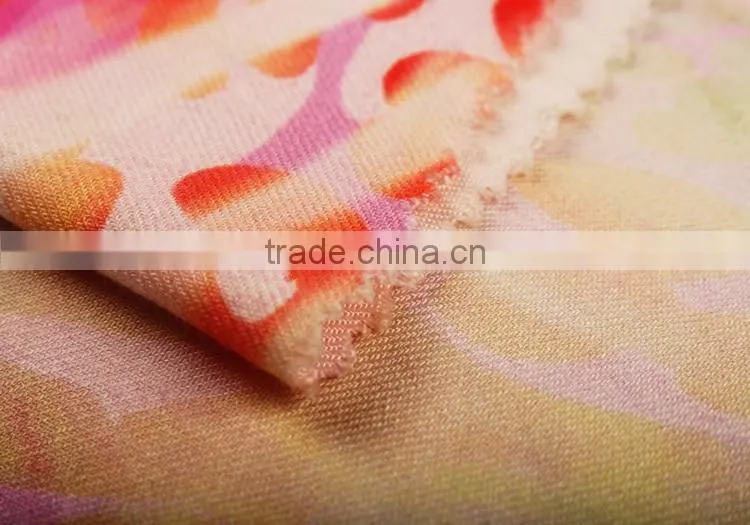 digital printed textile china manufacturer 100% viscose twill fabric