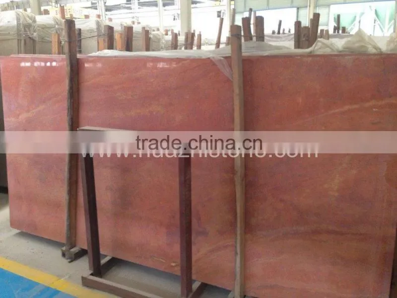 Iran Red Travertine Slab Price