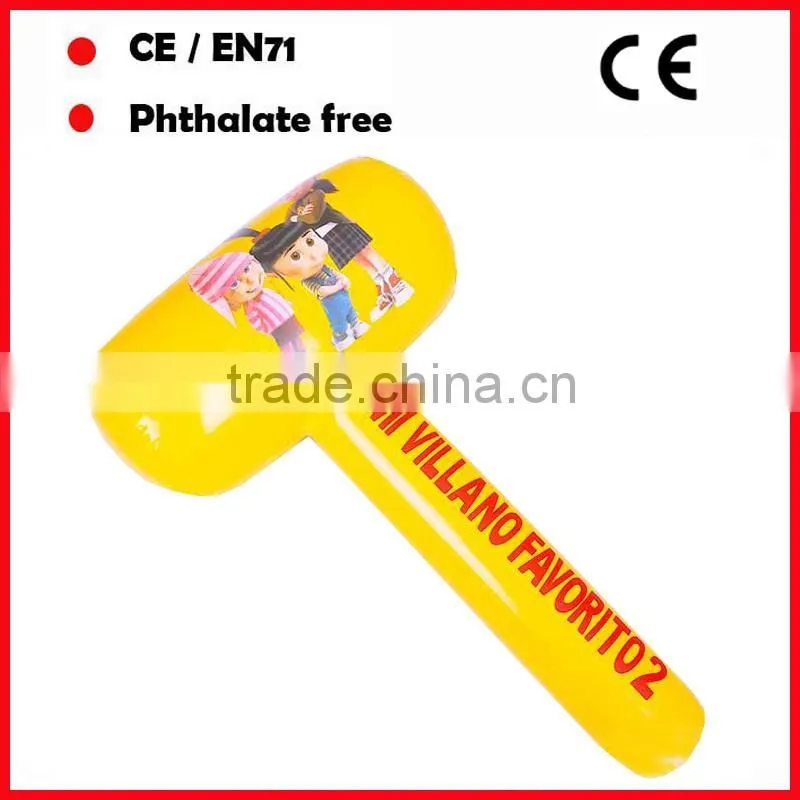 Advertising PVC inflatable hammer toys with custom logo Hot sale
