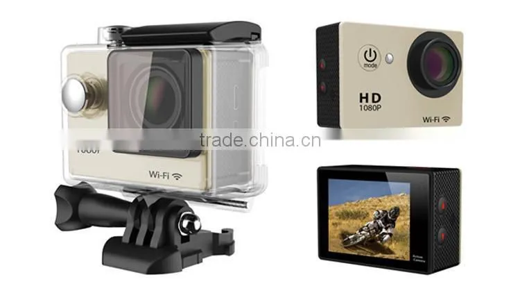 hot sales 2016! Waterproof 1080P Full HD Mini DV with WIFI Sports Camera 12MP , Waterproof DV-19